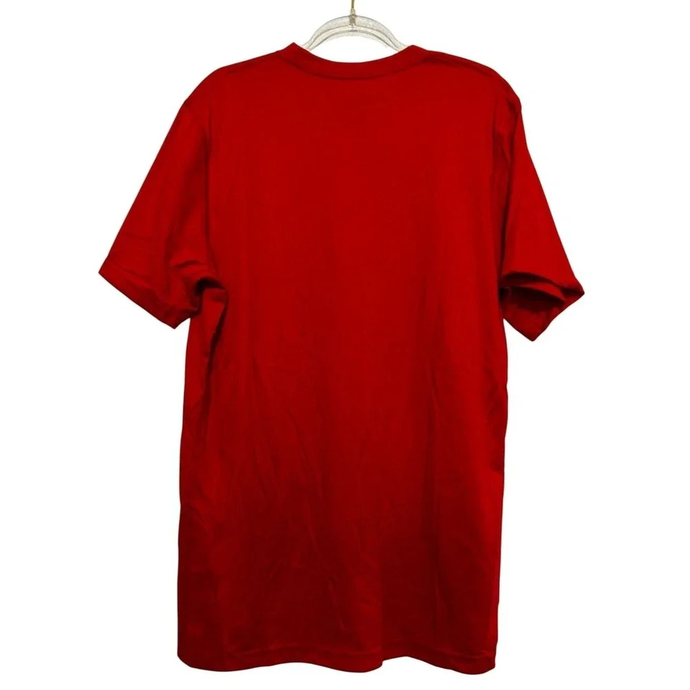 Nike Mens Dri-Fit T-Shirt Short Sleeve Red Medium Performance Tee